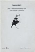 Malimbus. Journal of the West African Ornithological Society. Vol. 6, Nos 1 and 2