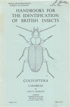 Coleoptera Carabidae (Handbooks for the Identification of British Insects 4/2)