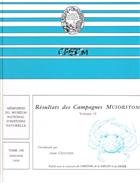 Résultats des Campagnes MUSORSTOM. Vol. 15