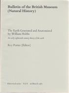 Earth generated and anatomized by William Hobbs: an early eighteenth century theory of the earth