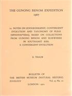 The Gunong Benom Expedition 1967 12. Notes on Zoogeography, Convergent Evolution and Taxanomy of Fleas (Siphonaptera), based on collections from Gunong Benom and elsewhere in South-East Asia. II. Convergent Evolution12. Notes on Zoogeography, Convergent Evolution  and Taxonomy of Fleas (Siphonaptera),    Based on Collections from Gunong Benom and Elsewhere in South-East Asia. II. Convergent Evolution