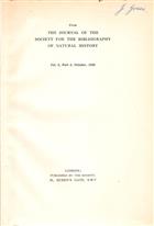 Bibliography of F.W. Edwards [1888-1940]
