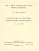 On a very remarkable flea from Argentina collected by Dr. J.M. de la Barrera / Descriptions of a new and little-known Siphonaptera