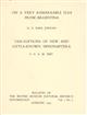 On a very remarkable flea from Argentina collected by Dr. J.M. de la Barrera / Descriptions of a new and little-known Siphonaptera