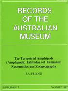 The Terrestrial Amphipods (Amphipoda: Talitridae) of Tasmania: Systematics and Zoogeography
