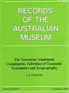 The Terrestrial Amphipods (Amphipoda: Talitridae) of Tasmania: Systematics and Zoogeography