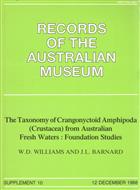 The Taxonomy of Crangonyctoid Amphipoda (Crustacea) from Australian Fresh Waters: Foundation Studies