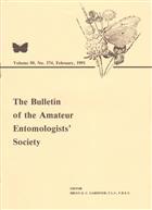 The Bulletin of the Amateur Entomologists' Society. Vols 50 (no 374) - Vol. 54 (no 403)