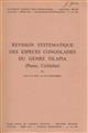 Revision Systematique des Especes Congolaises du Genre Tilapia (Pisces, Cichlidae)