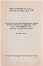 Bionomics and Zoogeography of the Tiger Beetles of Saline Habitats in the Central United States (Coleoptera: Cicindelidae)