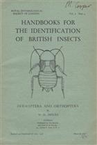 Dermaptera and Orthoptera (Handbooks for the Identification of British Insects 1/5)