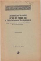 Systematisches Verzeichnis der von mir 1900 bis 1906 in Südtirol erbeuteten Macrolepidopteren