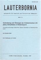 Verbreitung und Ökologie der Kriebelmücken (Diptera: Simuliidae) in Niederbayern [Occurrence and ecology of black flies (Diptera: Simuliidae) in Niederbayern / Bavaria
