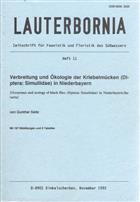 Verbreitung und Ökologie der Kriebelmücken (Diptera: Simuliidae) in Niederbayern [Occurrence and ecology of black flies (Diptera: Simuliidae) in Niederbayern / Bavaria