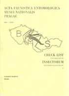 Enumeratio Insectorum Bohemoslovakiae Check List of Czechoslavak Insects II (Diptera)