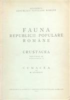 Cumacea Fauna Republicii Populare Române: Crustacea Vol. IV, Fasc. 1
