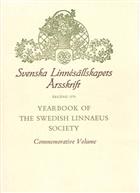 Svenska Linnésällskapets årsskrift. Årgång 1978.  Yearbook of the Swedish Linnaeus Society: Commemorative Volume