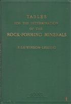Tables for the Determination of the Rock-forming Minerals