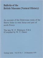 An Account of the Ordovician Rocks of the Shelve Inlier in west Salop and part of north Powys
