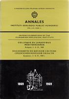 100-year celebration of the Hungarian Gelogical Institute Colloque du Jurassique Méditerranéen Budapest, 3-8. Ix., 1969