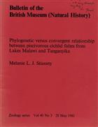  Phylogenetic versus convergent relationship between piscivorous cichlid fishes from Lakes Malawi and Tanganyika