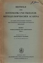 Beiträge zur Systematik und Ökologie mitteleuropäischer Acarina. Bd I: Tyroglyphidae und Tarsonemini Teil 1