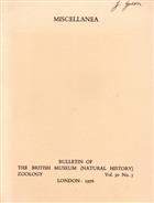 Miscellanea [Four papers on African Fish]