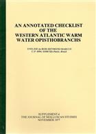 An Annotated Checklist of the Western Atlantic Warm Water Opisthobranchs
