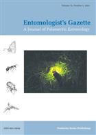 Entomologist's Gazette Vol. 72 Issue 1 (2021)