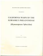 California Wasps of the Subfamily Philanthinae (Hymenoptera: Specidae)