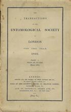 The Transactions of the Entomological Society of London for the year 1893