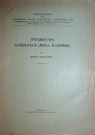 Studies on Acroloxus (Moll., Bassom.)