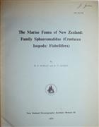 The Marine Fauna of New Zealand: Family Sphaeromatidae (Crustacea Isopoda; Flabellifera)