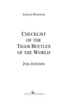Checklist of the Tiger Beetles of the World
