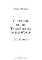 Checklist of the Tiger Beetles of the World