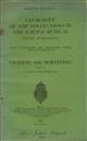 Geodesy and Surveying: Catalogue of the Collections in the Science Museum South Kensington