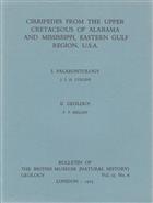Cirripedes from the Upper Cretaceous of Alabama and Mississippi, Eastern Gulf region, U.S.A. I. Palaeontology. II. Geology