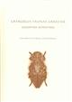 Catalogus Faunae Graeciae: Coleoptera: Buprestidae