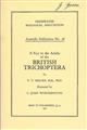 A Key to the Adults of the British Trichoptera 