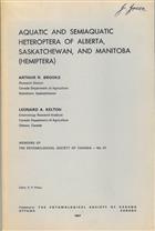 Aquatic and semiaquatic Heteroptera of Alberta, Saskatchewan, and Manitoba (Hemiptera)