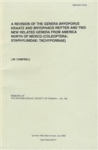 A Revision of the Genera Bryoporus Kraatz and Bryophacis Reitter and two new related genera from Amerca North of Mexico (Coleoptera: Staphylinidae: Tachporinae)