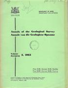 Annals of the Geological Survey, Department of Mines, Republic of South Africa, Vol.2