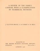 A Review of the Family Canidae, with a Classification by numerical methods