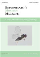 Entomologist's Monthly Magazine Vol. 157 Issue 2 (2021)