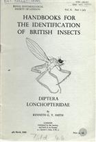 Diptera Lonchopteridae (Handbooks for the Identification of British Insects 10/2ai)