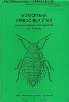 Homoptera Aphidoidea (Part). Chaitophoridae & Callaphididae (Handbooks for the Identification of British Insects 2/4a)