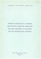 Indagini idrologiche e chimiche dei principali tributari piemontesi del Lago Maggiore in relazione alle sue modificazioni trofiche