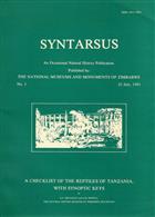 A Checklist of the Reptiles of Tanzania, with Synoptic Keys