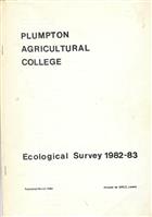 Plumpton Agricultural College Ecological Survey 1982-83