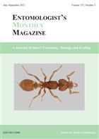 Entomologist's Monthly Magazine Vol. 157 Issue 3 (2021)